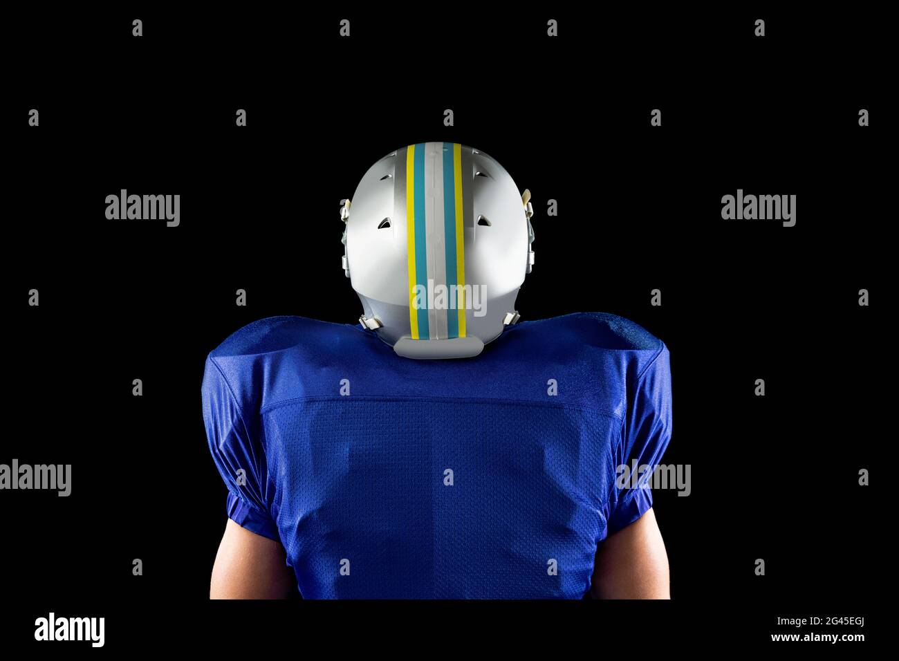 American football player Stock Photo