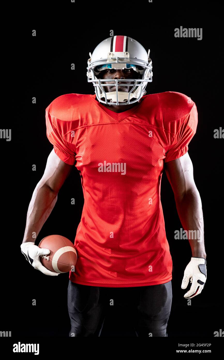 American football player Stock Photo