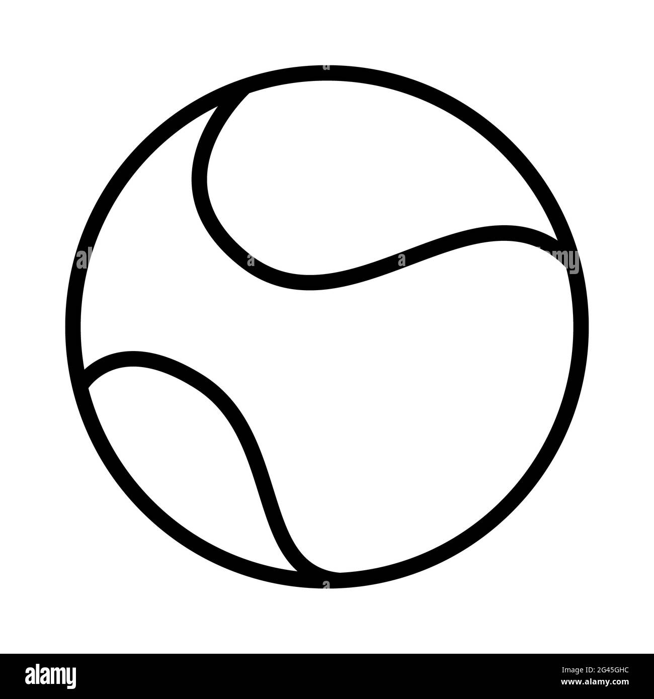 Tennis ball icon. Flat pictogram vector stock illustration. Isolated sign  eps10 Stock Photo - Alamy