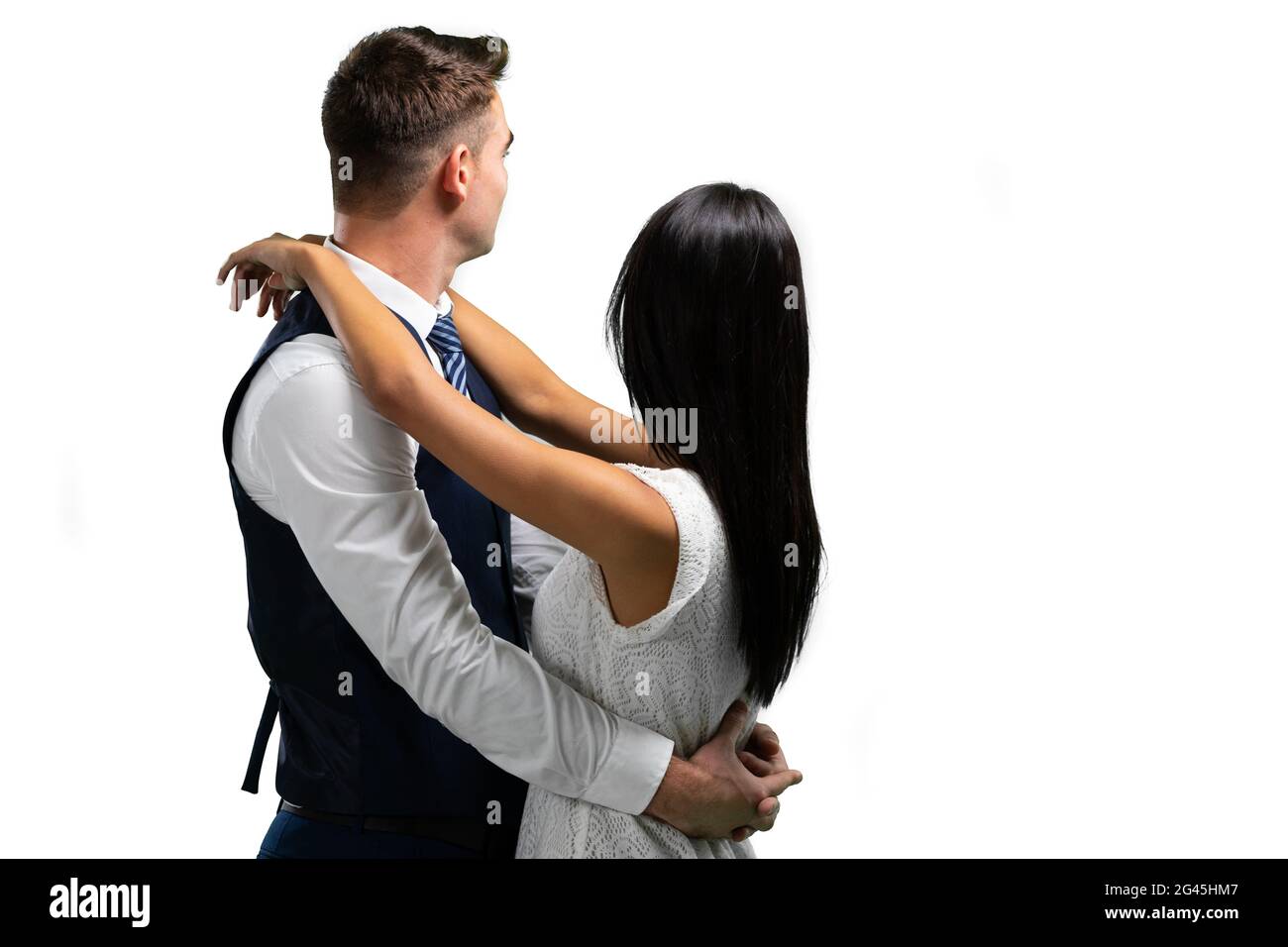 Couple dancing on their wedding day Stock Photo - Alamy