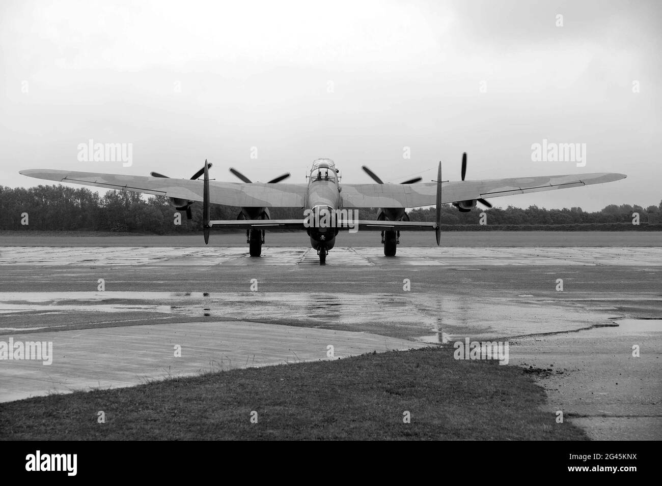 Avro Lancaster, four engine, British heavy bomber Stock Photo Alamy