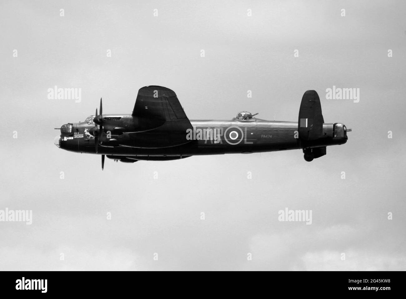 Avro Lancaster, four engine, British heavy bomber Stock Photo Alamy