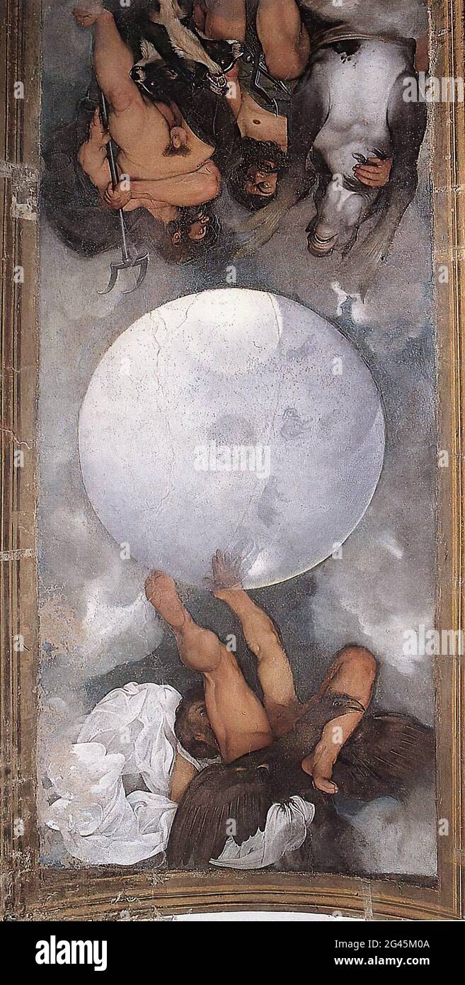 Michelangelo Merisi Da Caravaggio -  Jupiter Neptune Pluto 1597 Stock Photo