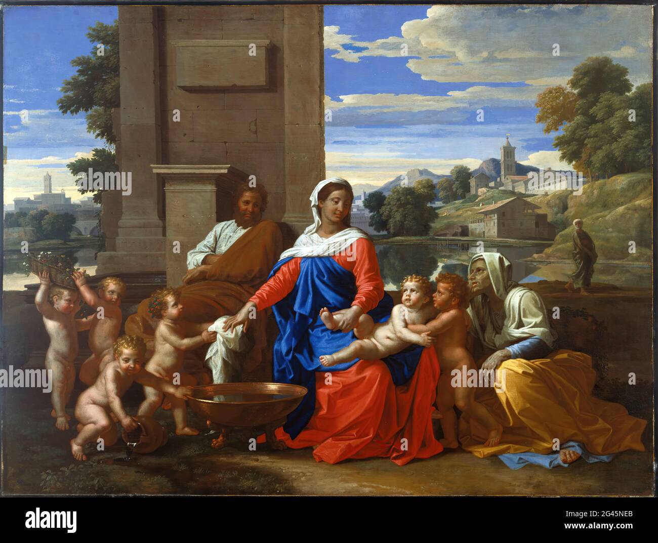 The holy family with saint elizabeth saint john the baptist hires