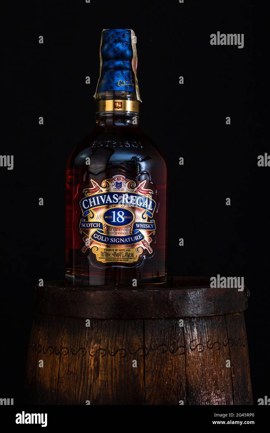 Chivas regal blended scotch whisky hi-res stock photography and images -  Alamy