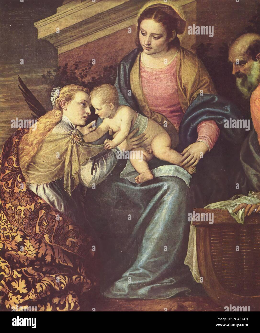 Paolo Caliari a.K.a Veronese - Mystic Marriage St Catherine Stock Photo ...