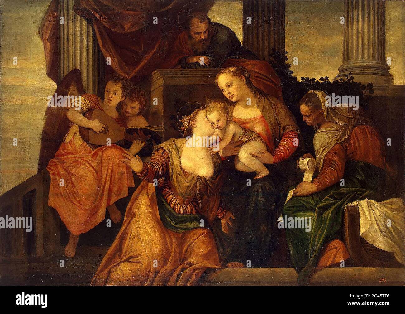 Paolo Caliari a.K.a Veronese - Mystical Marriage of Saint Catherine ...