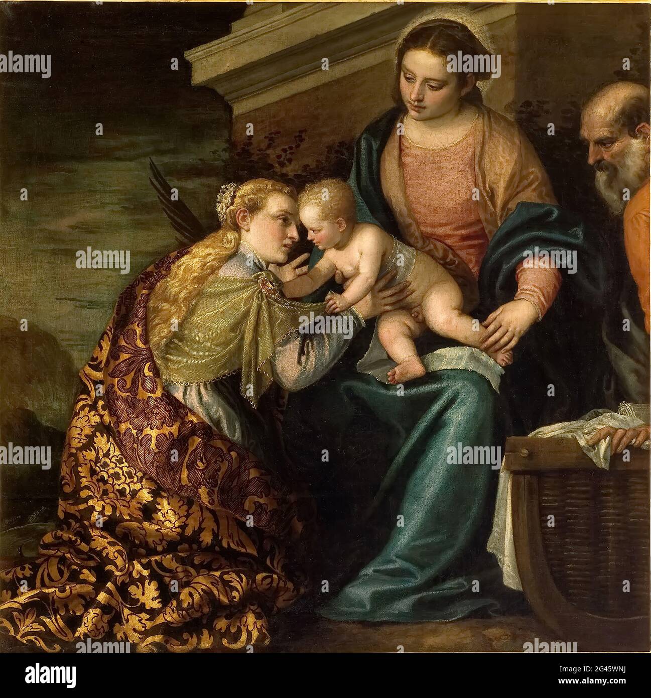 Paolo Caliari a.K.a Veronese - the Mystic Marriage of Saint Catherine ...