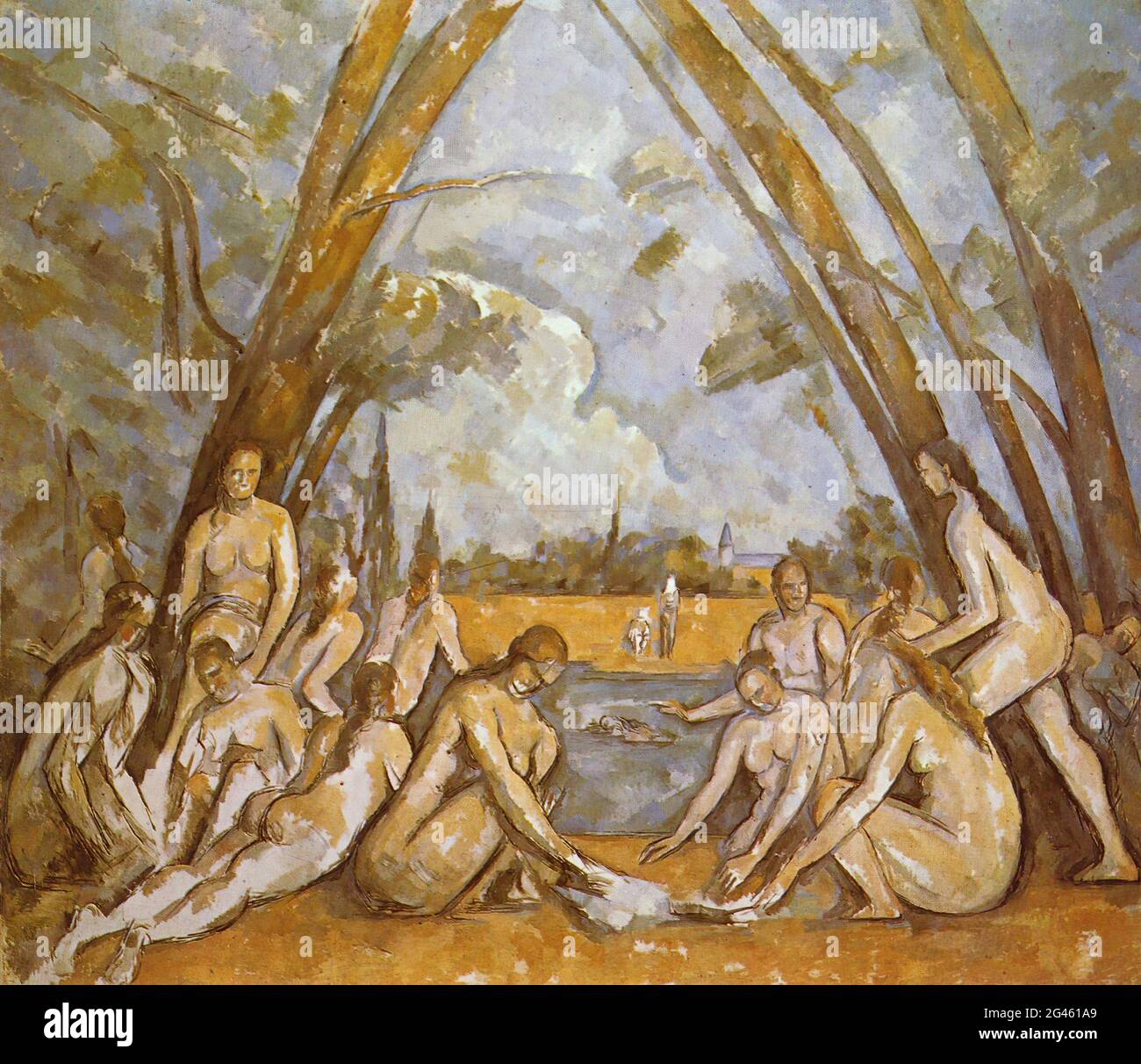 Paul Cézanne - Large Bathers 1906 1 1906 Stock Photo - Alamy