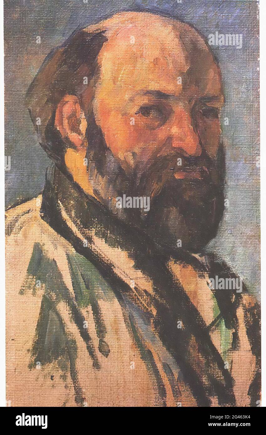 Paul Cézanne -  Self Portrait 3 Stock Photo