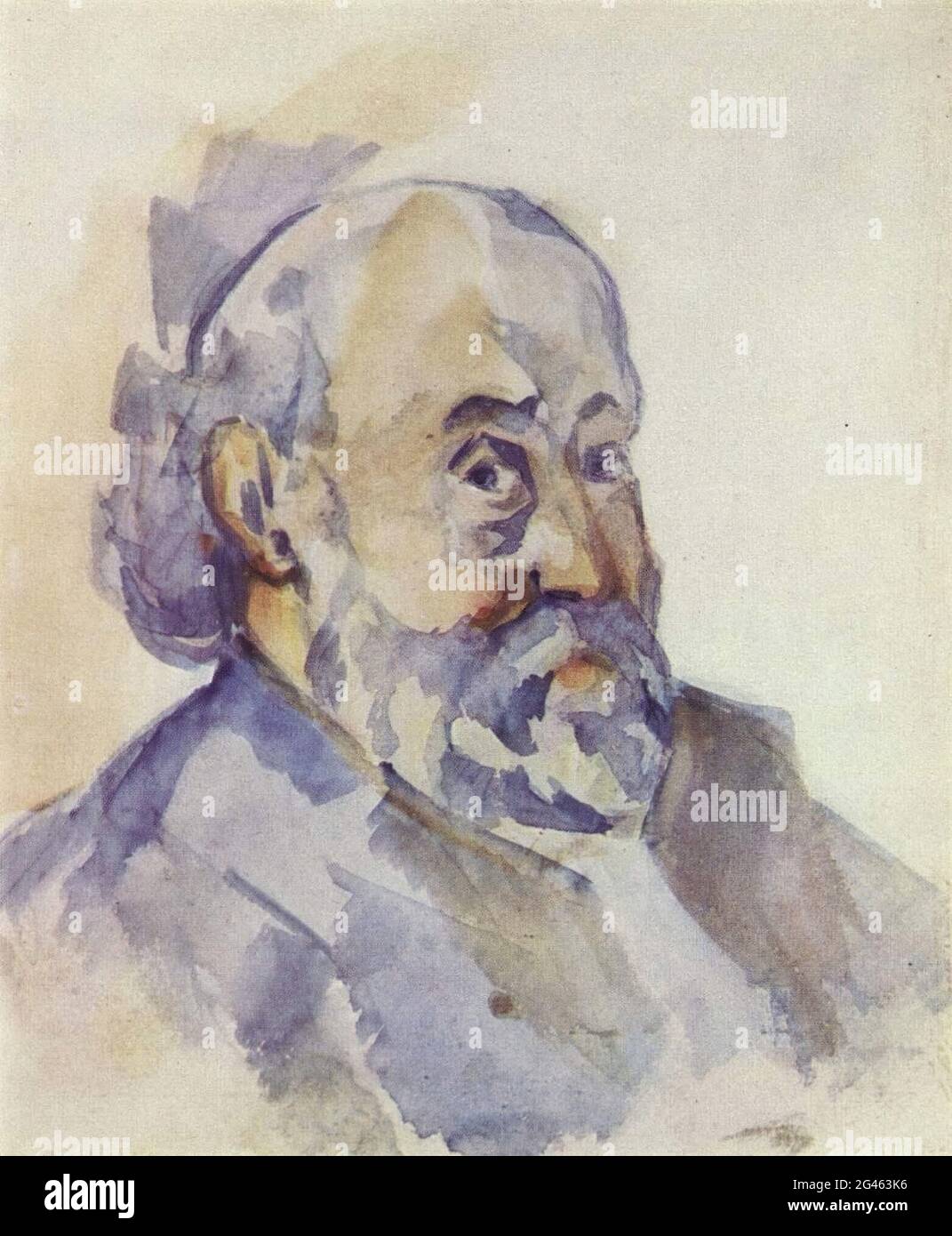 Paul C zanne Self Portrait 1895 Stock Photo Alamy