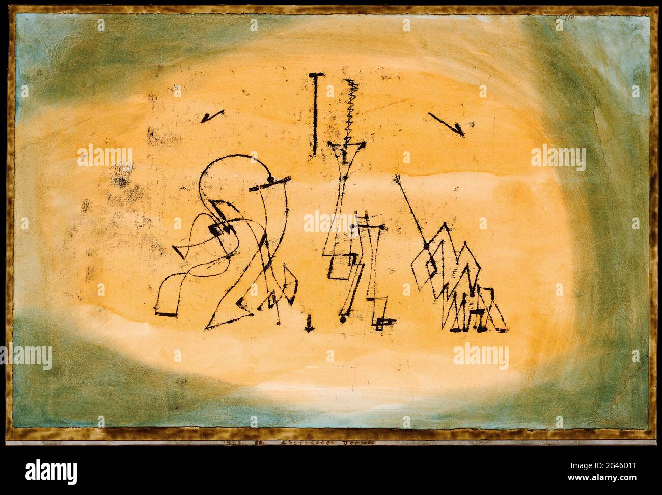 Paul Klee -  Abstract Trio Stock Photo