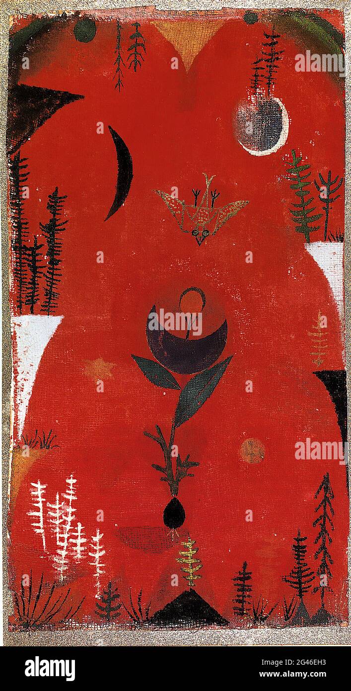 Paul Klee Flower Myth Stock Photo Alamy