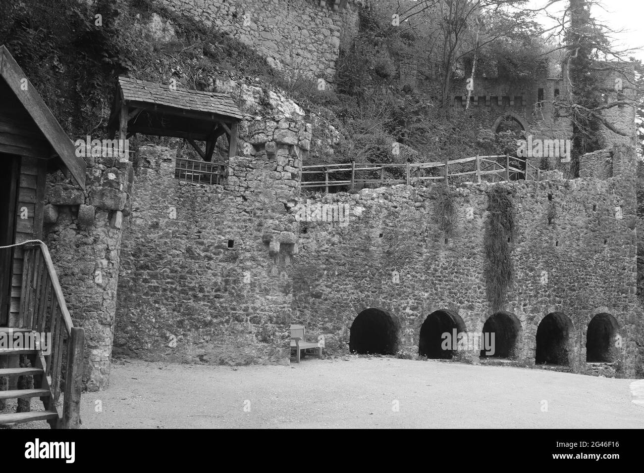 I'm a celebrity Gwrych Castle Abergele North Wales Stock Photo Alamy