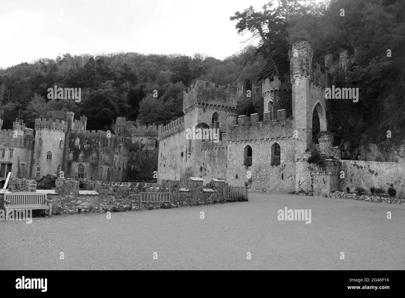 I'm a celebrity Gwrych Castle Abergele North Wales Stock Photo Alamy