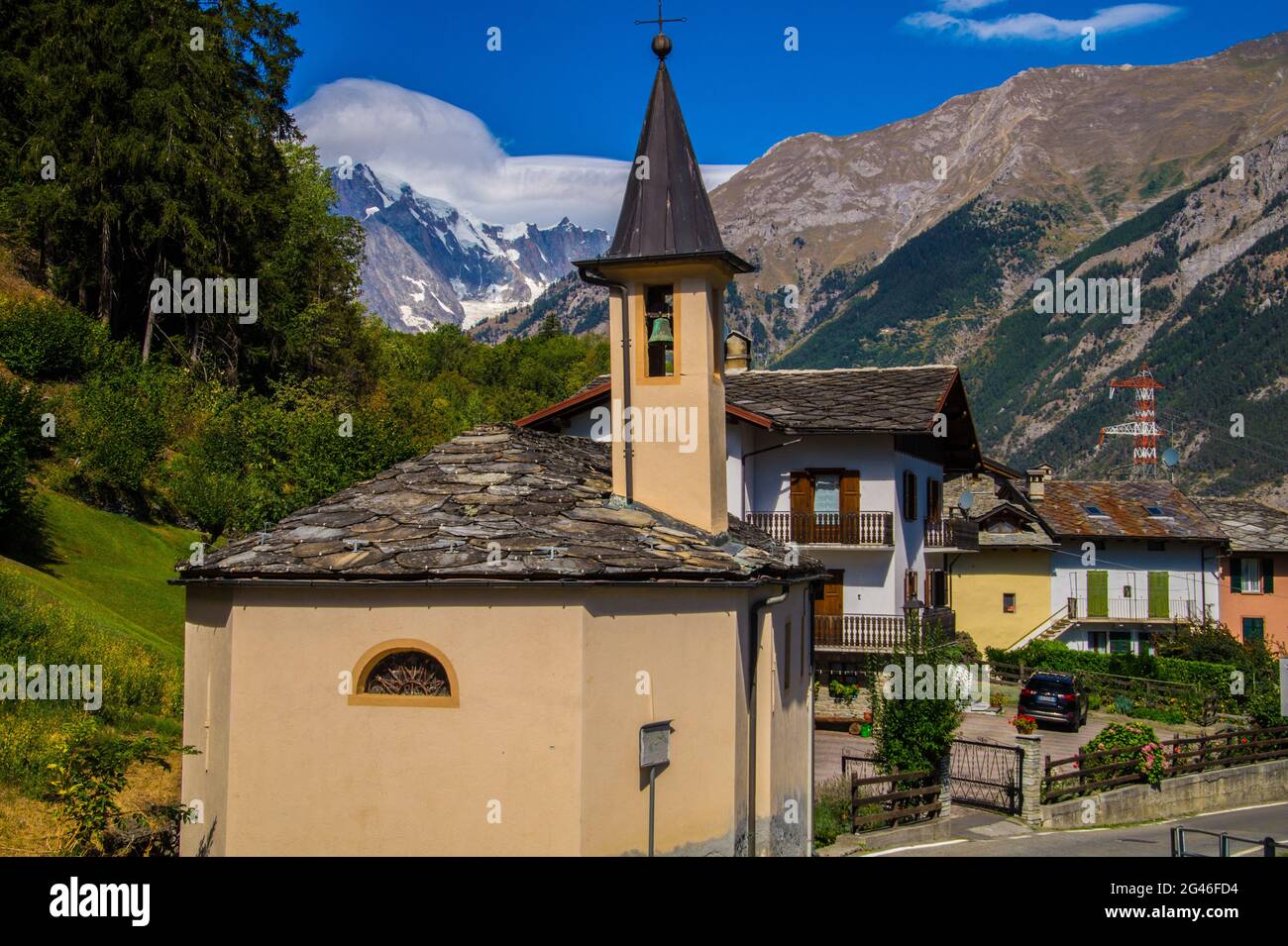Italian alps landscape Stock Photo - Alamy