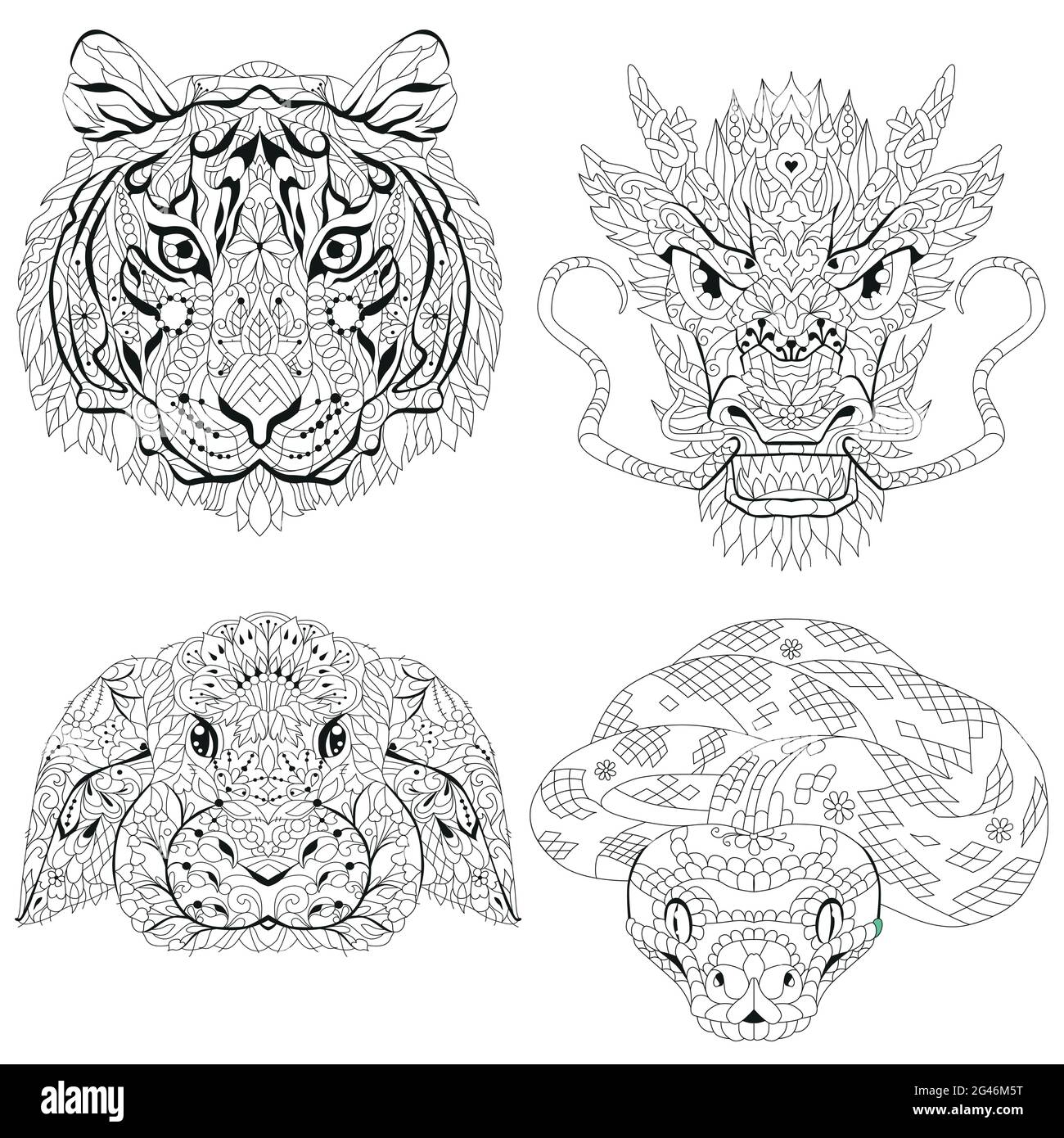 japanese tiger and dragon tattoo designs