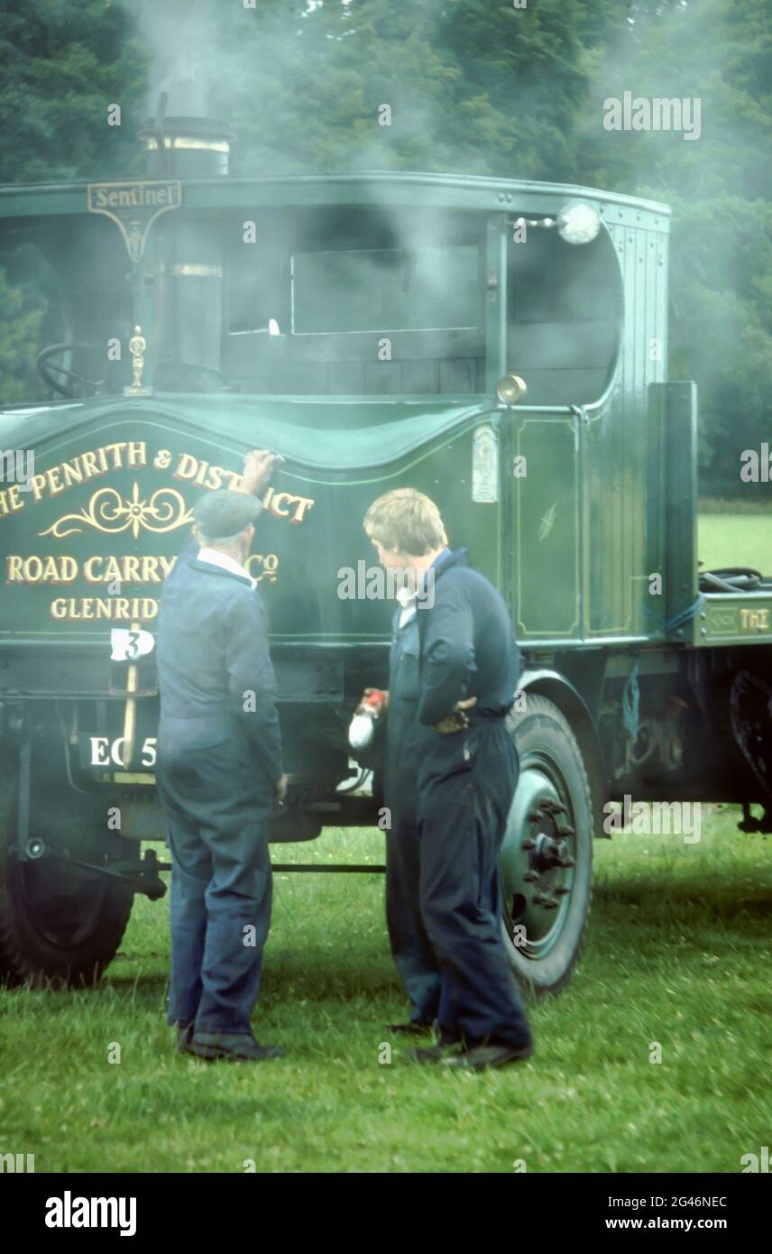 Sentinal steam lorry Stock Photo