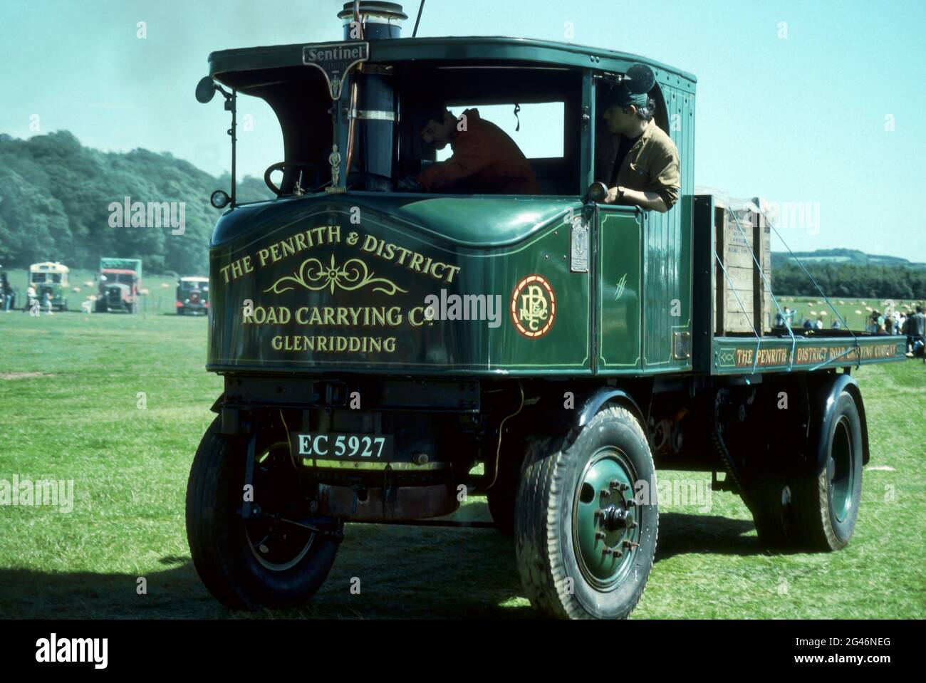 Sentinal steam lorry Stock Photo