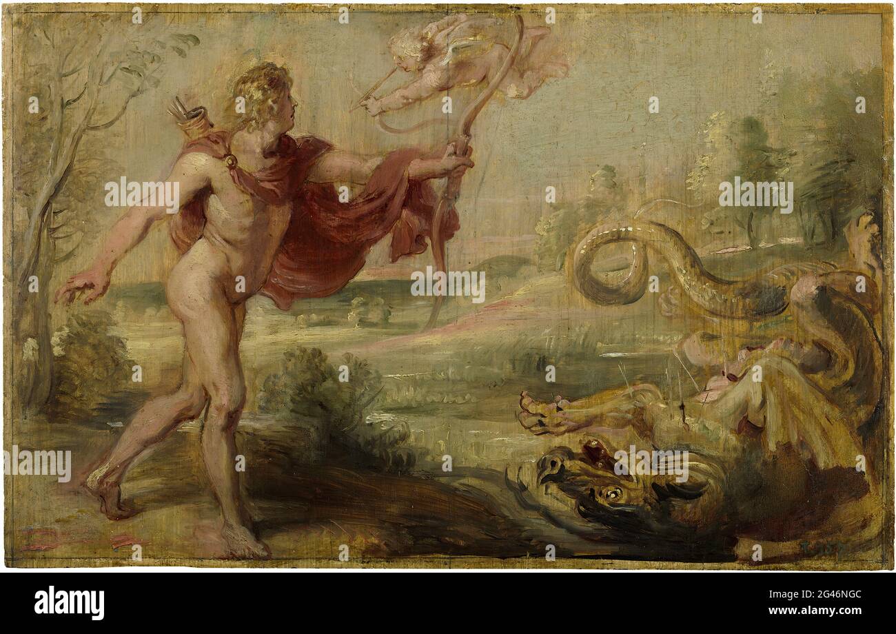 Apollo and the python hi-res stock photography and images - Alamy