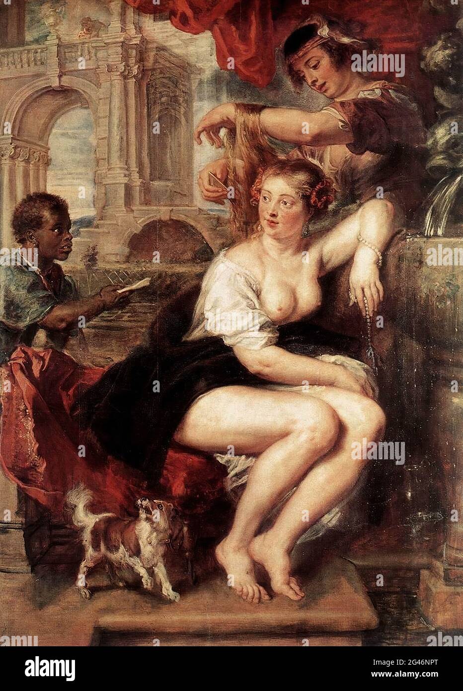 Peter Paul Rubens -  Bathsheba Fountain 1635 Stock Photo