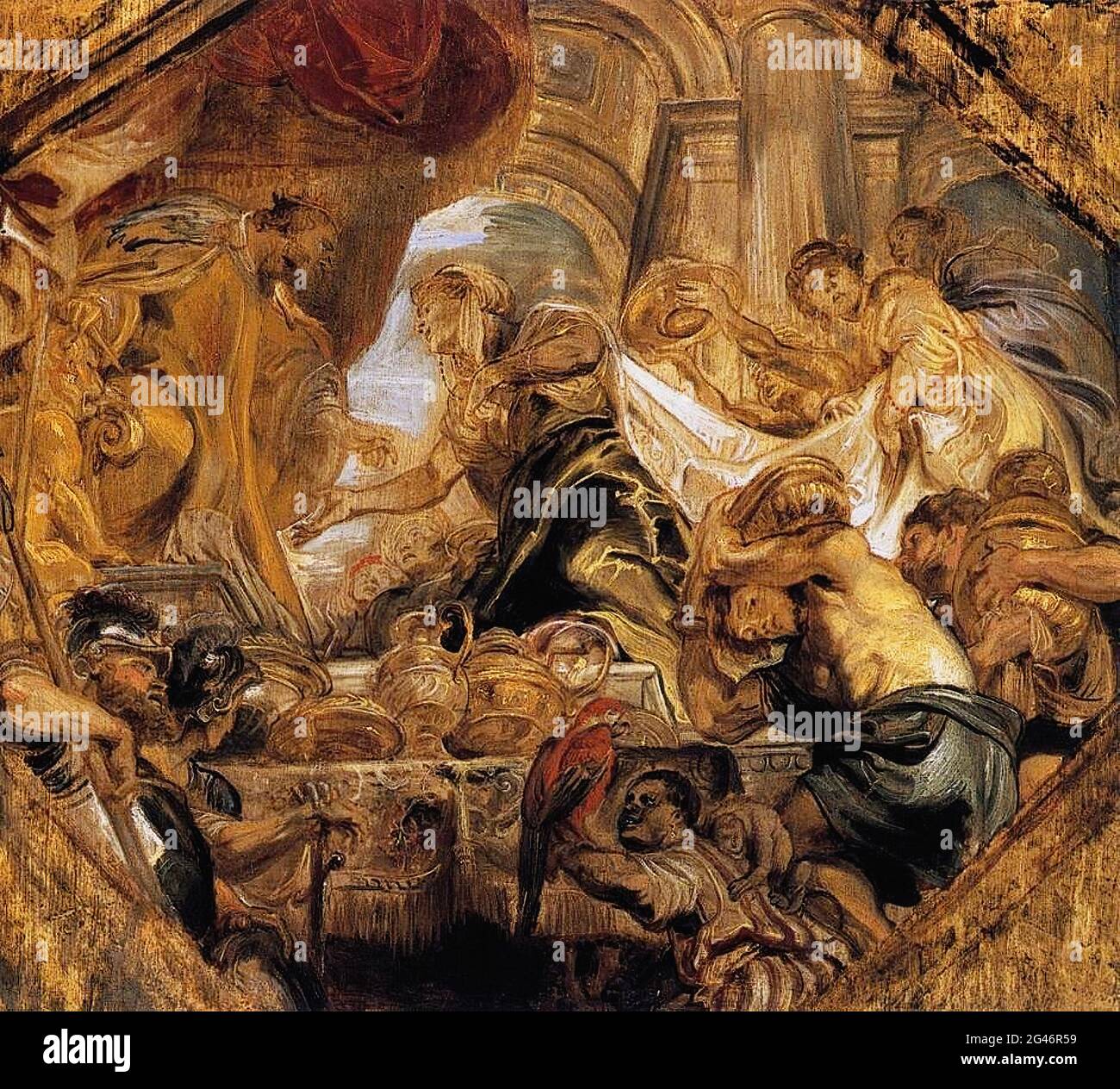 Peter Paul Rubens - King Solomon Queen Sheba 1620 Stock Photo - Alamy