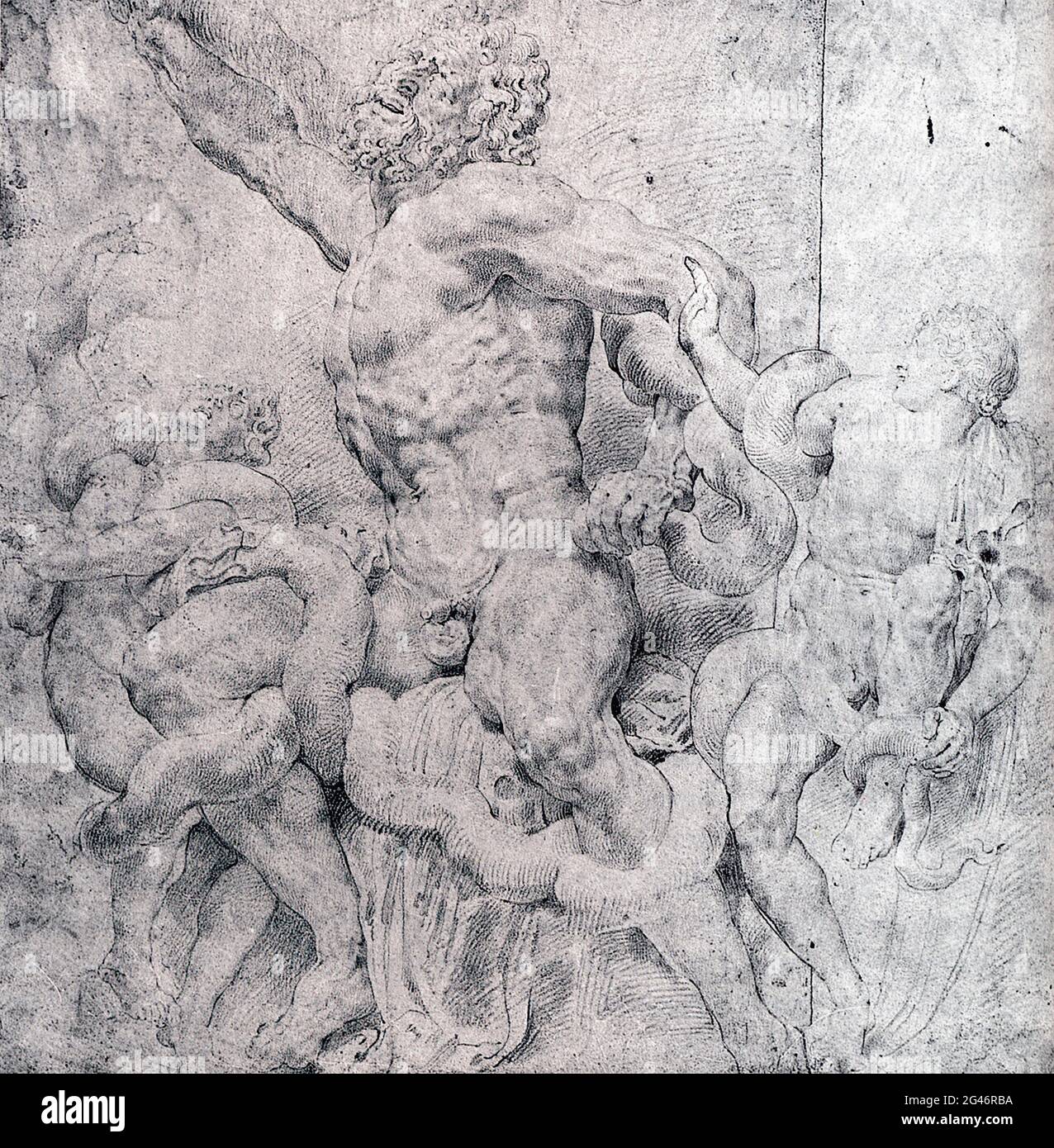 Peter Paul Rubens -  Laocoon His Sons 1601 Stock Photo