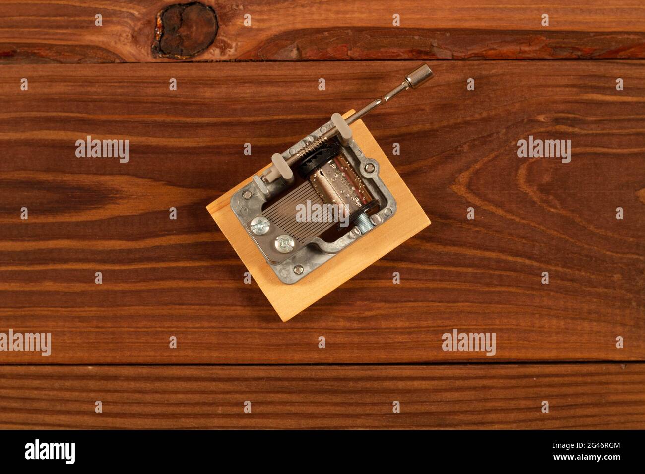 Souvenir Music Box tunes. Hand organ for classical melody. Retro