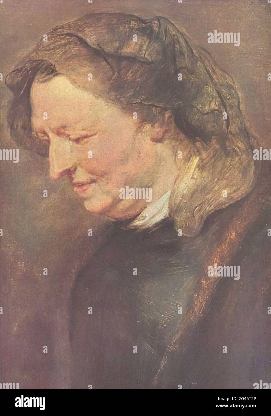 Peter Paul Rubens -  Old Woman 1618 Stock Photo
