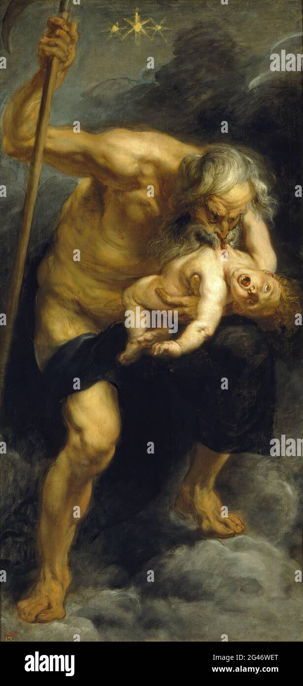 Peter Paul Rubens -  Saturn Devouring His Son Stock Photo