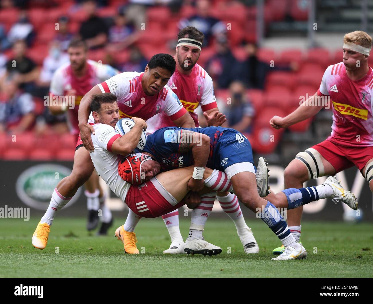 Ashton Gate Stadium, Bristol, UK. 19th June, 2021. Premiership Rugby ...
