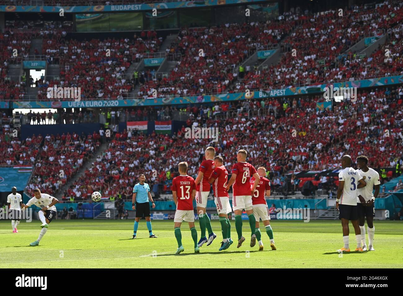 Budapest, Hungary. 19th June, 2021. Football European Championship