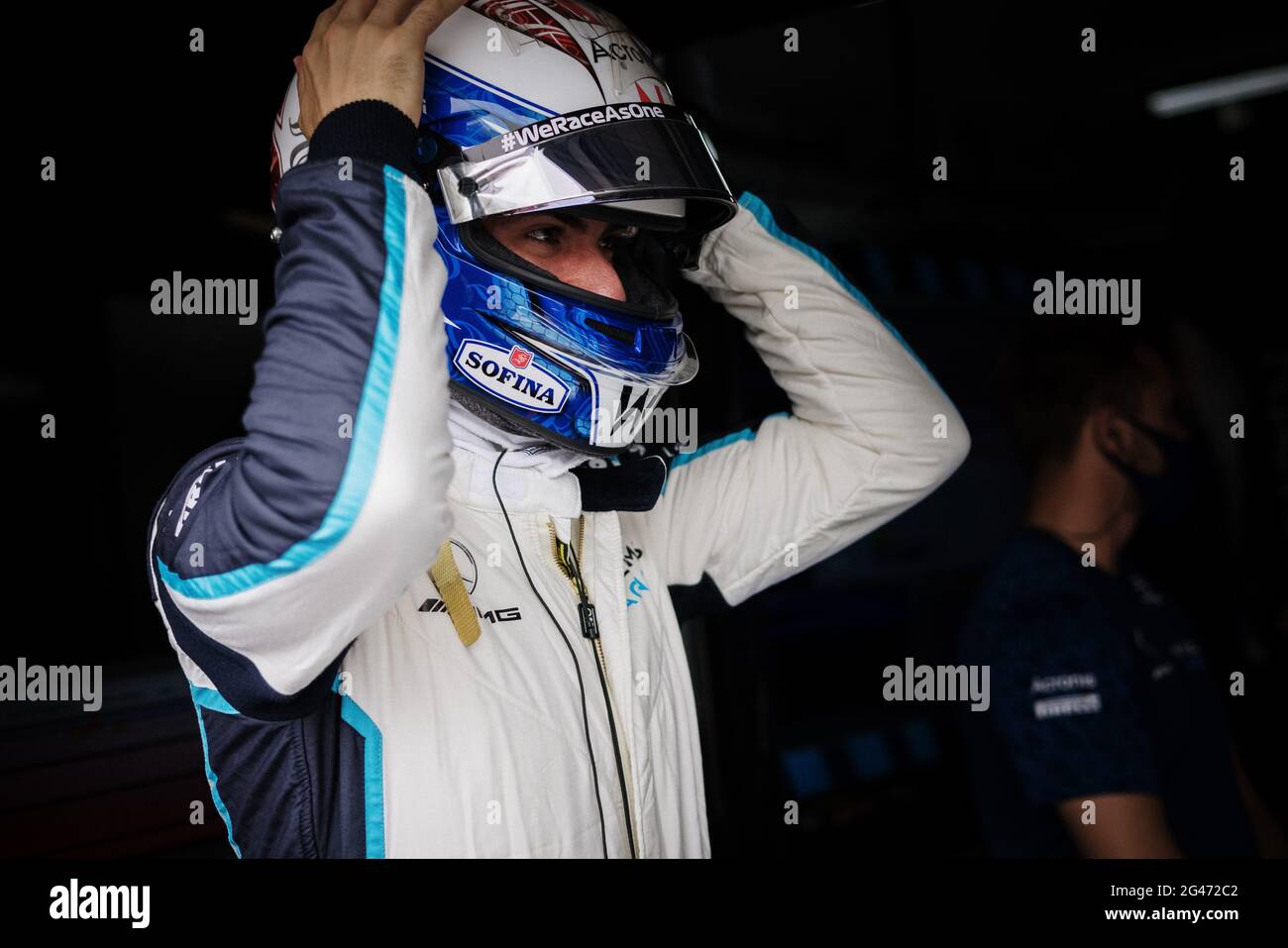 Nicholas Latifi (CDN) Williams Racing. French Grand Prix, Saturday 19th June 2021. Paul Ricard, France. Stock Photo