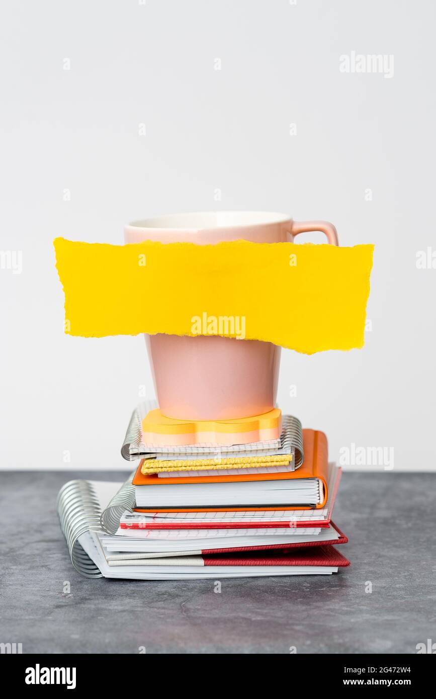 Organized Stack Note Pad, Bundle Notebooks, Neat Pile Documents, Pleasant Arrangement Writing