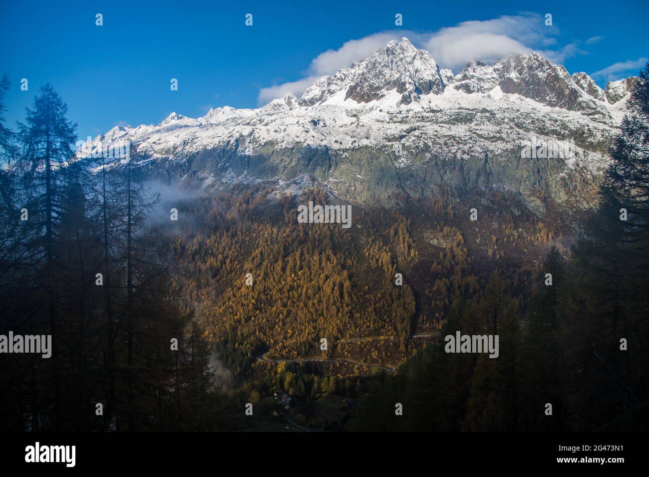 Autumn in the French alps Stock Photo - Alamy