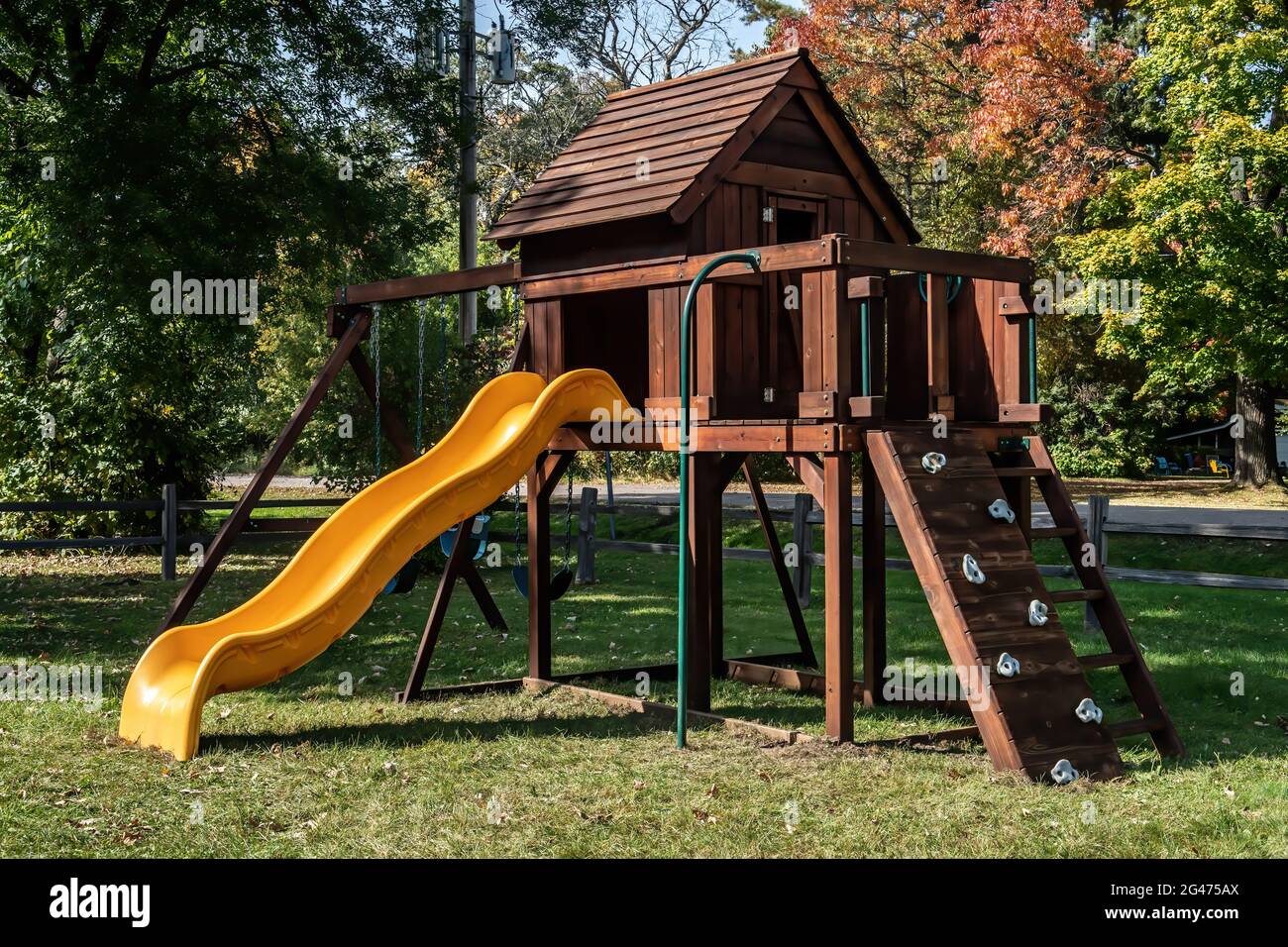 Wooden Commercial Playground Equipment