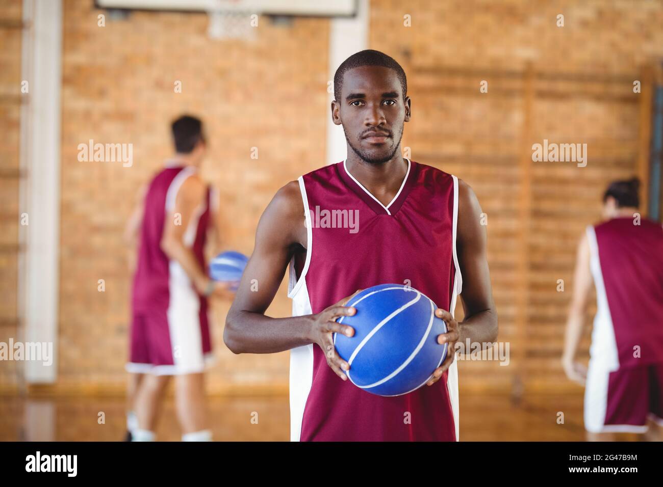 Confident basketball player hires stock photography and images Alamy