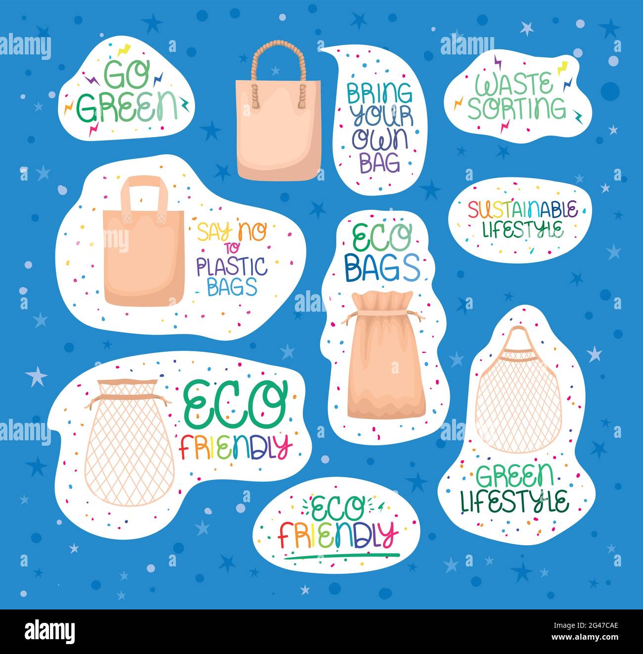 eco friendly labels Stock Vector Image & Art Alamy