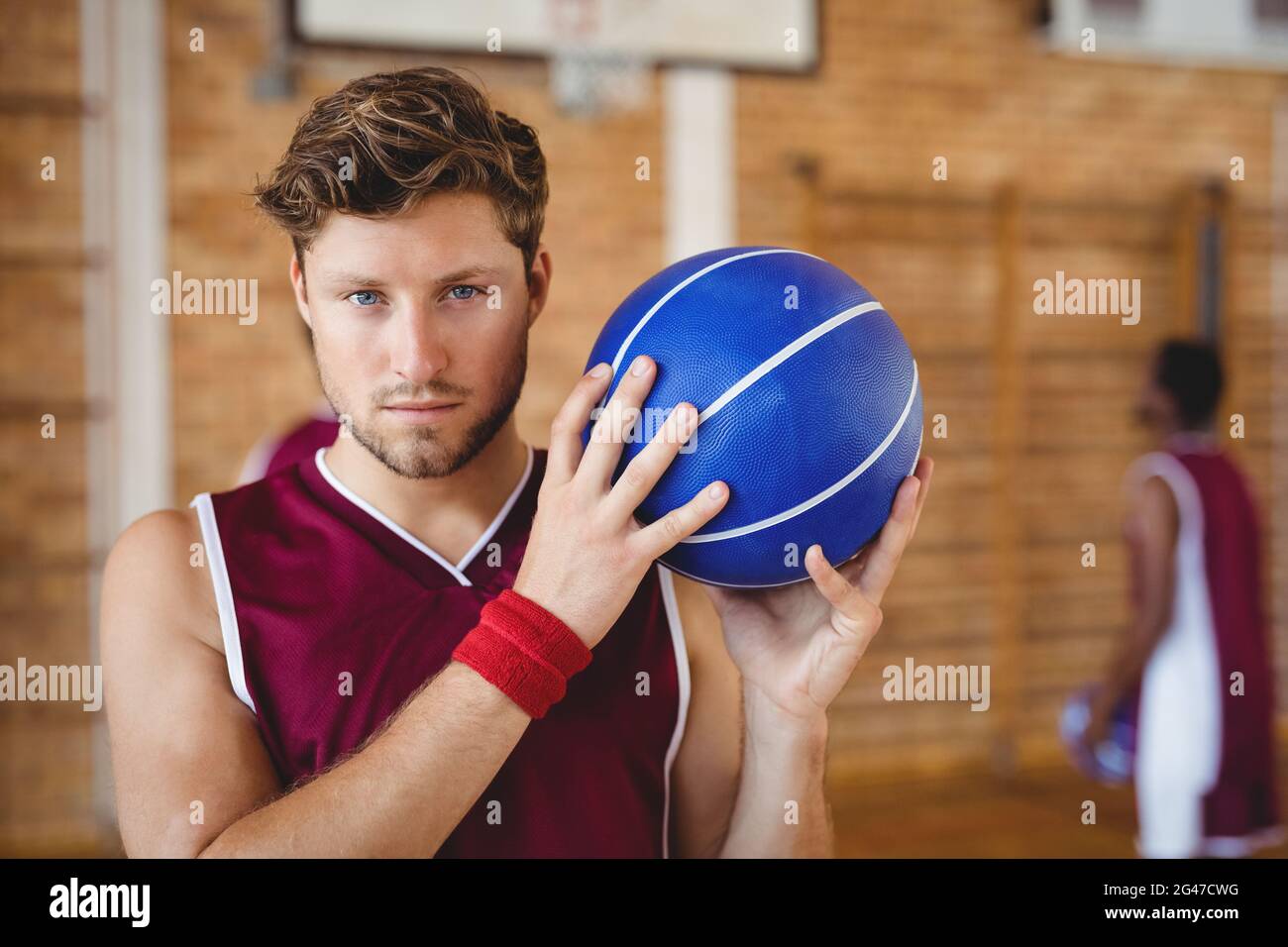 Confident basketball player hires stock photography and images Alamy