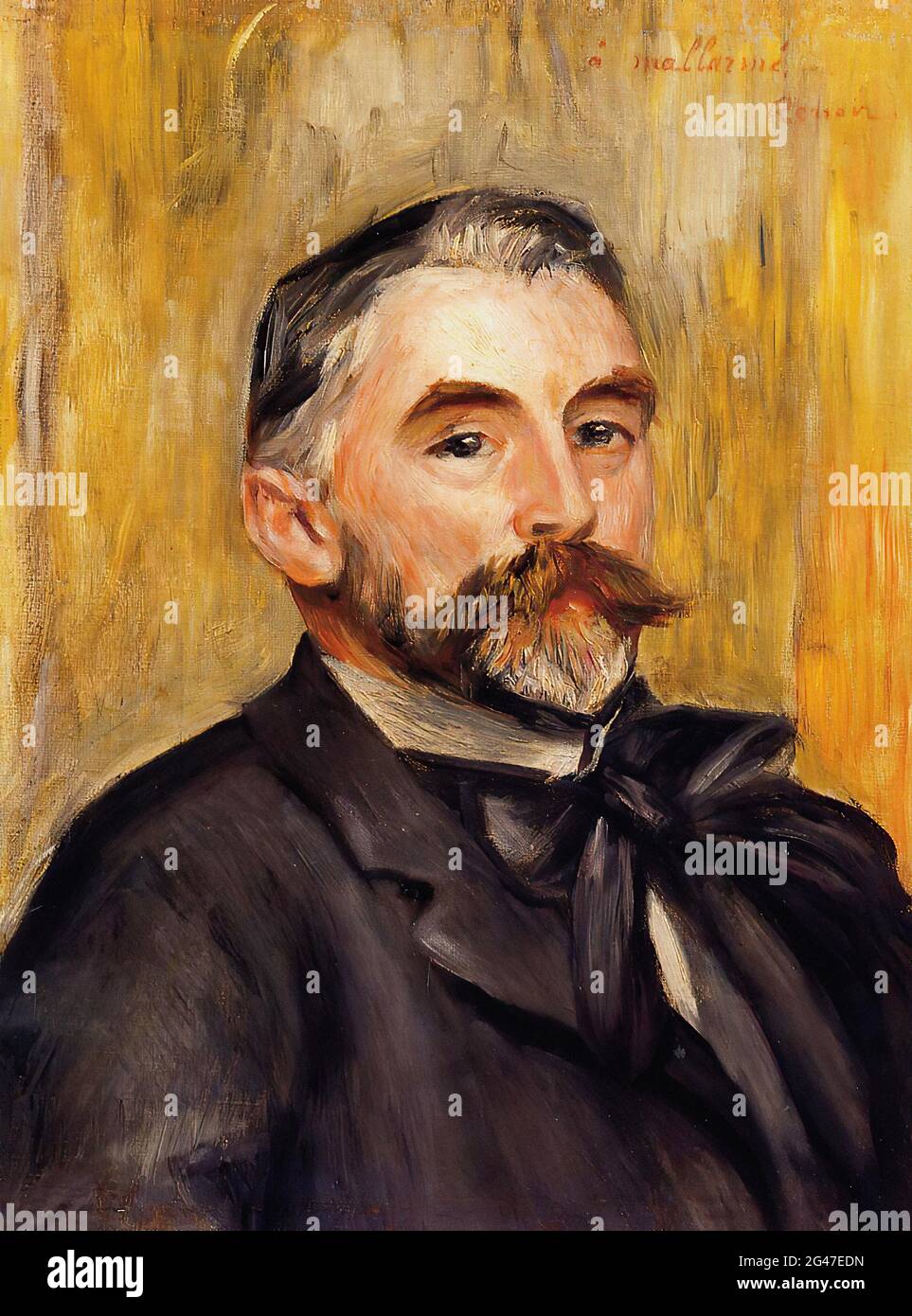 Pierre-Auguste Renoir -  Stephane Mallarme 1892 Stock Photo