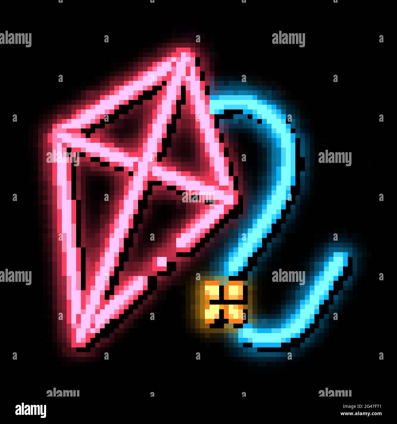 flying kite neon glow icon illustration Stock Vector Image & Art - Alamy