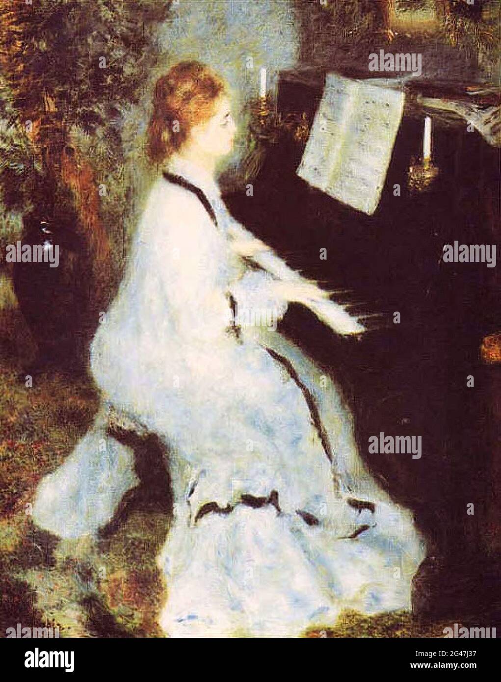 Pierre-Auguste Renoir 【ピアノを弾く女性】 File:Pierre-Auguste Renoir - Woman at the Piano - 1937.1025
