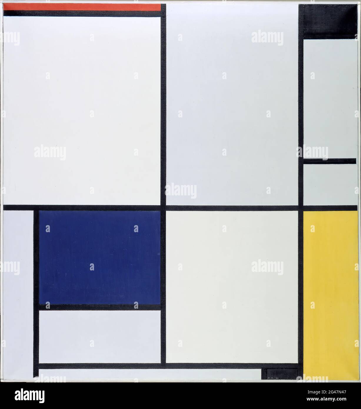 Piet Mondrian - Tableau 1 Stock Photo - Alamy
