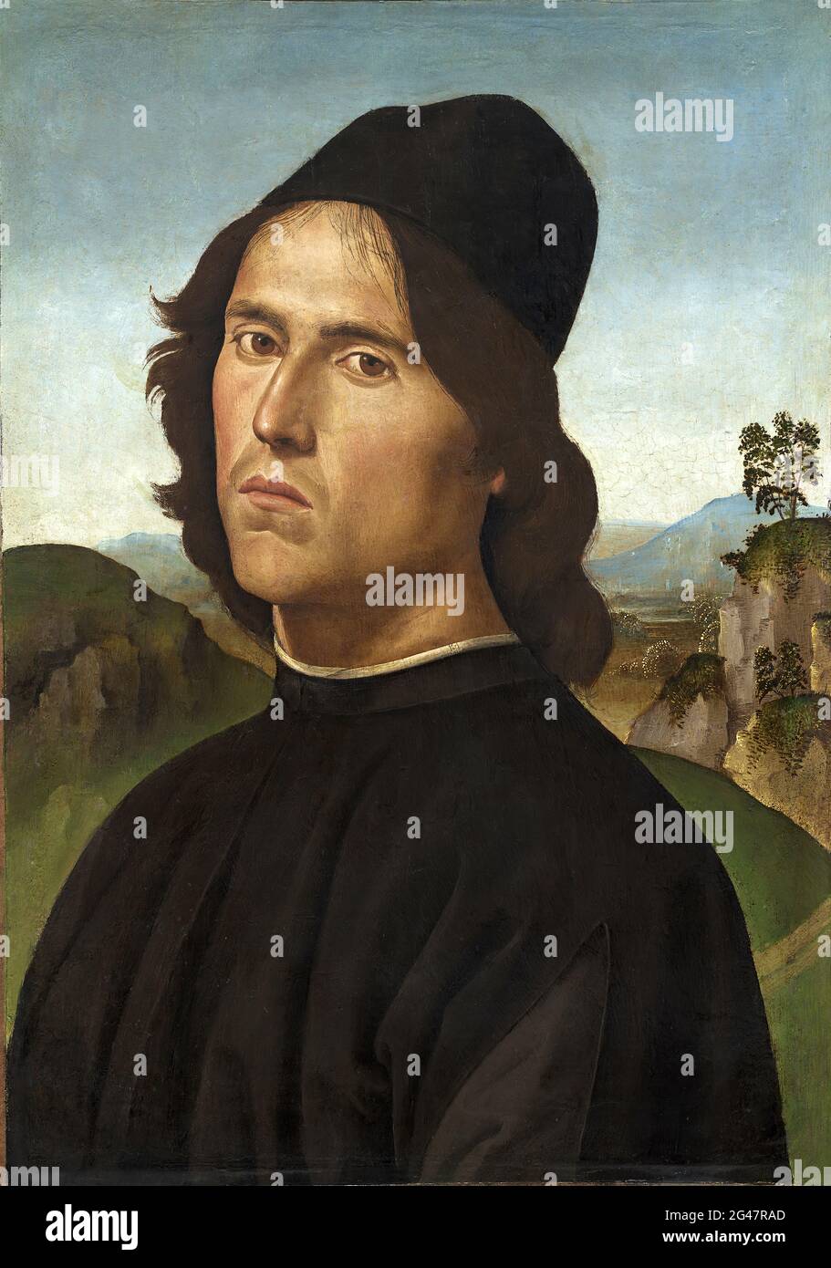 Pietro Perugino - Portrait of Lorenzo DI Credi Stock Photo - Alamy