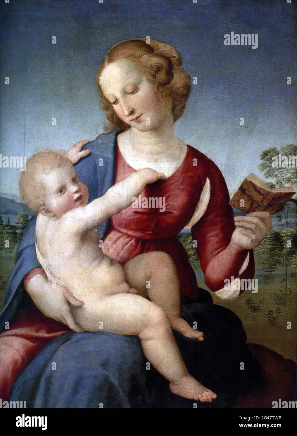 Raffaello Sanzio - Madonna Colonna Stock Photo - Alamy