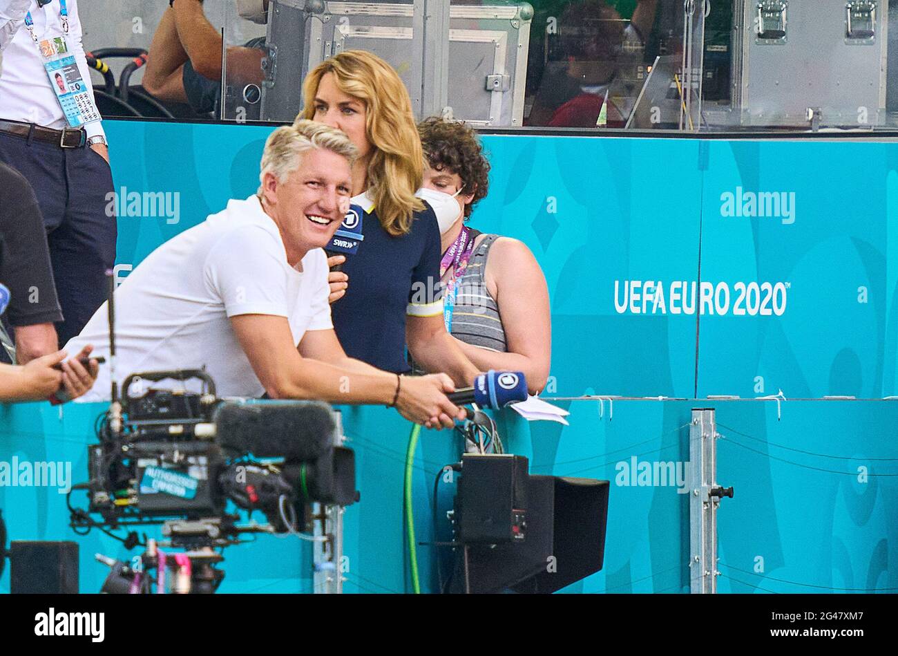 Bastian SCHWEINSTEIGER, ARD Experte  in the Group F match PORTUGAL - GERMANY  at the football UEFA European Championships 2020 in Season 2020/2021 on June 19, 2021  in Munich, Germany. © Peter Schatz / Alamy Live News Stock Photo