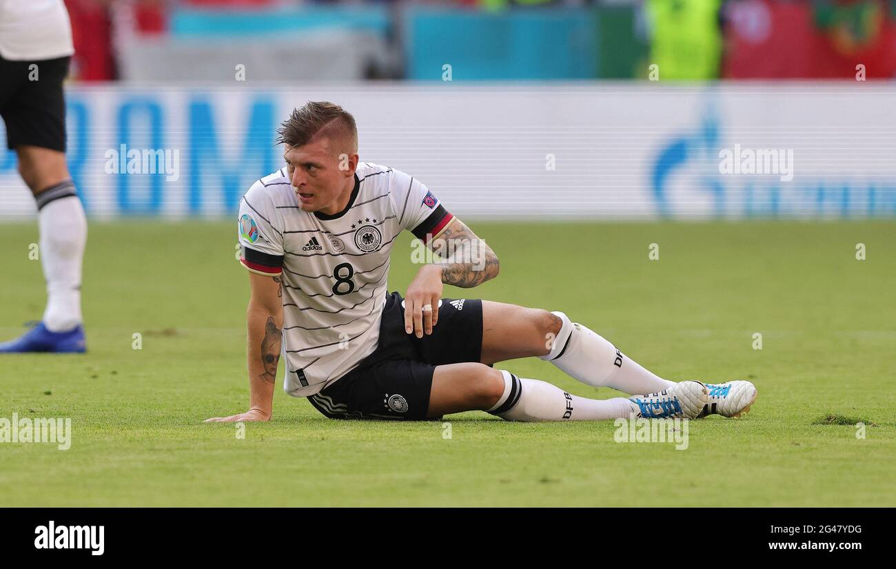 Firo 19 06 21 Fuvuball Soccer Euro 21 Em Euro European Championship Group Stage Group F Por Portugal Ger Germany Toni Kroos Am Ground Stock Photo Alamy