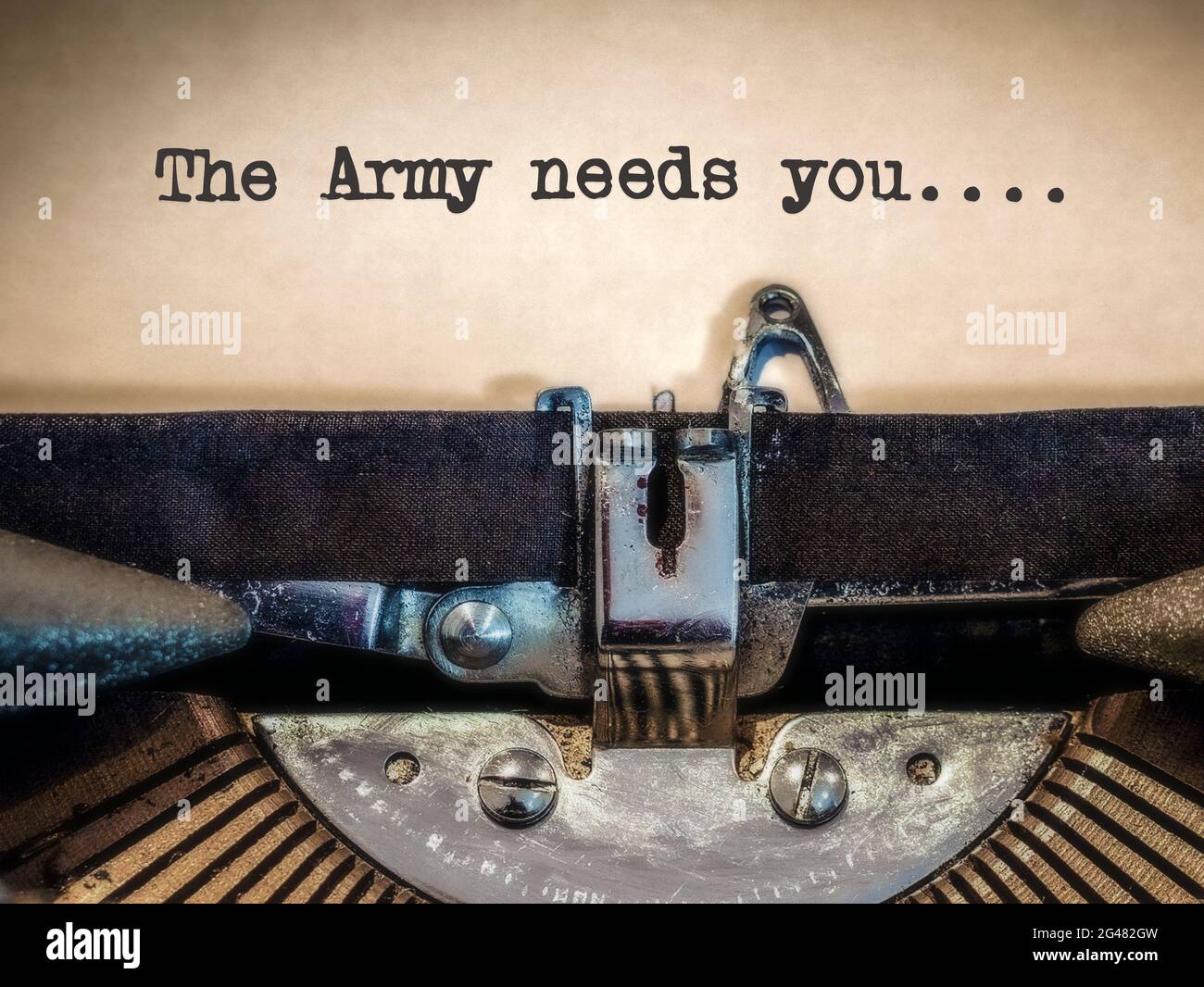 The Army needs you Stock Photo