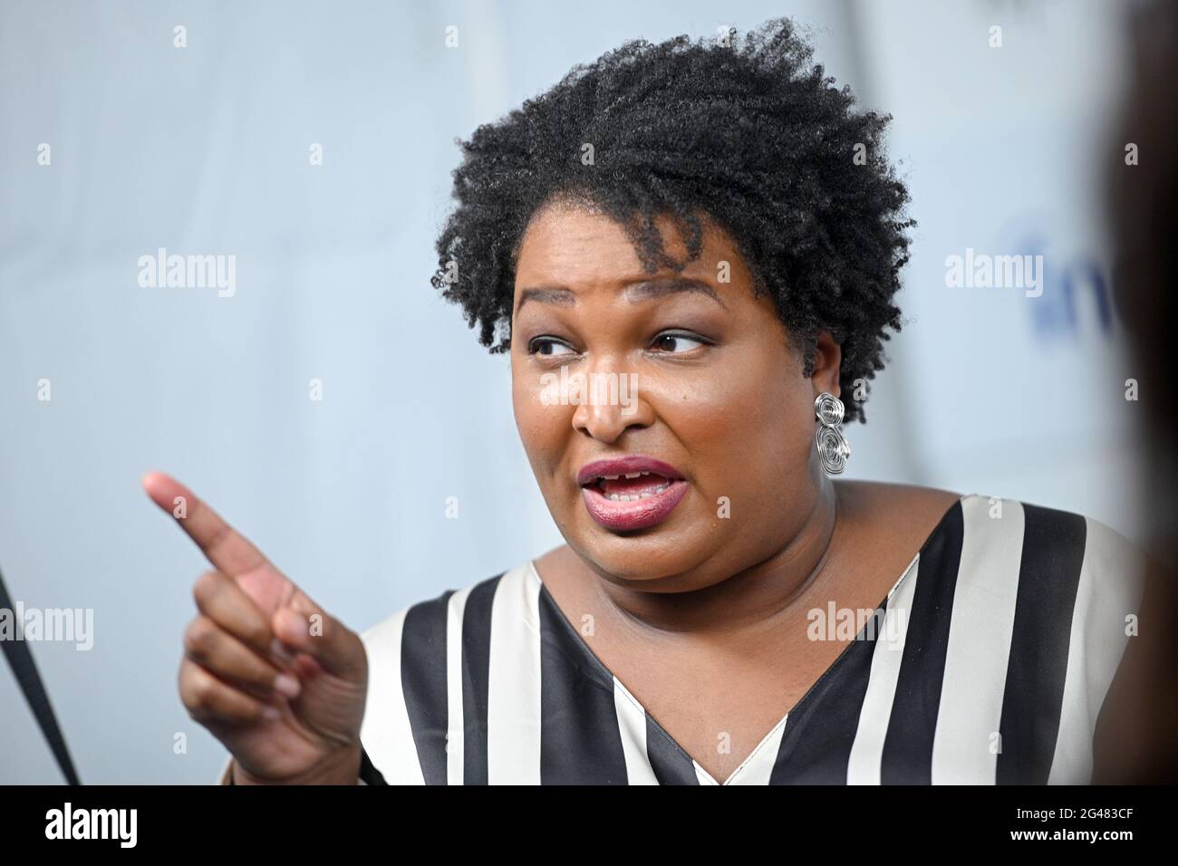 New York, Usa. 19Th June, 2021. Politician Stacey Abrams Attends The ...
