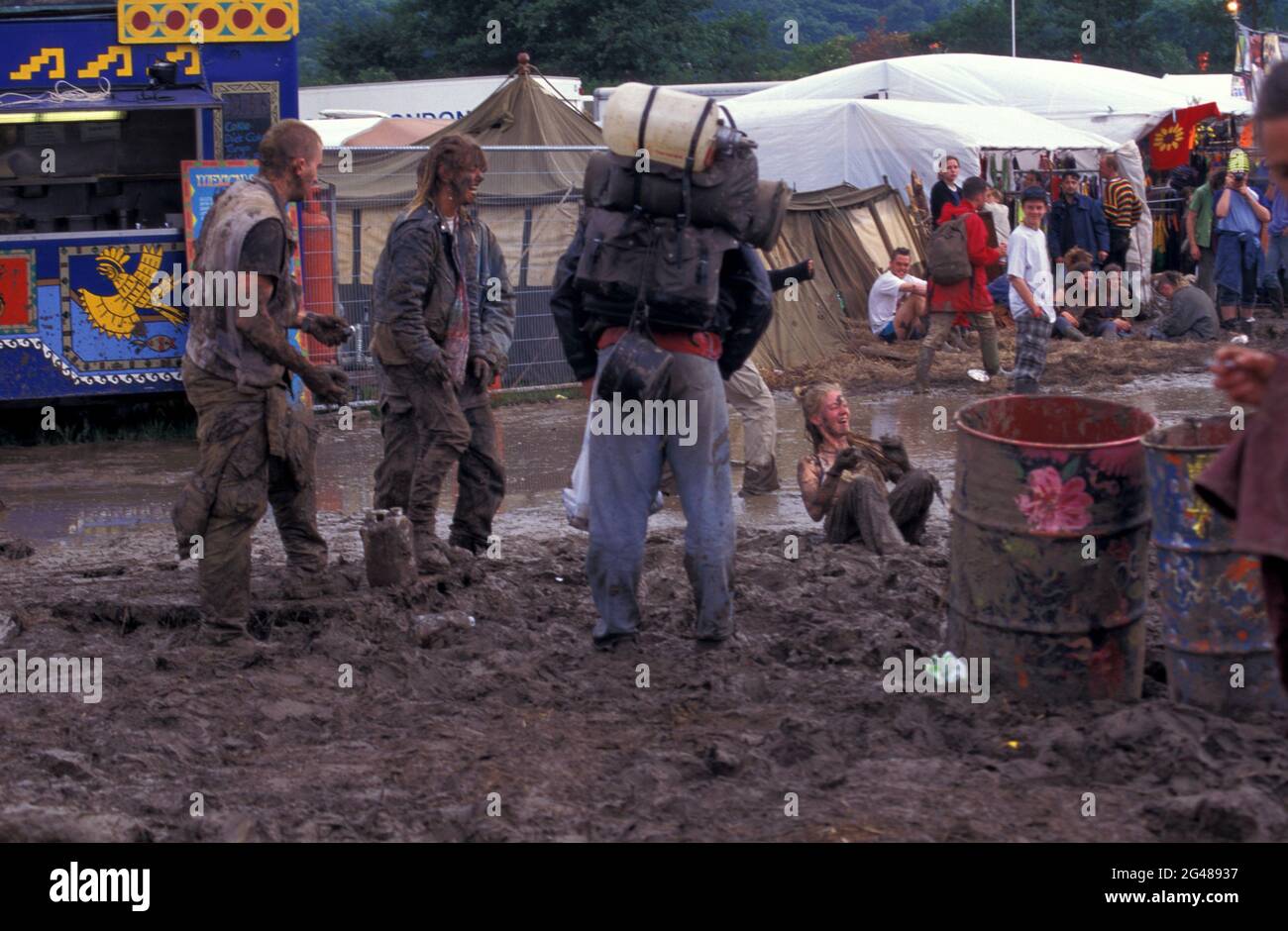 Girl covered in mud hi-res stock photography and images - Alamy